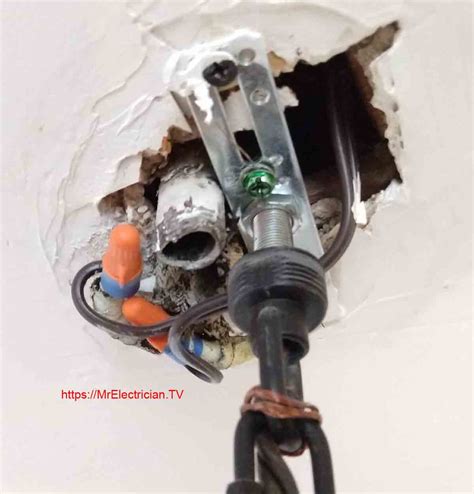 how to remove old junction box from ceiling|removing old ceiling boxes.